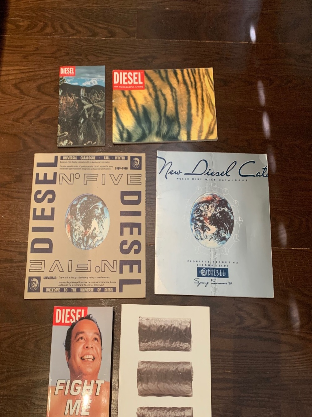 Diesel Vintage Catalogues from 1988 to 2000.